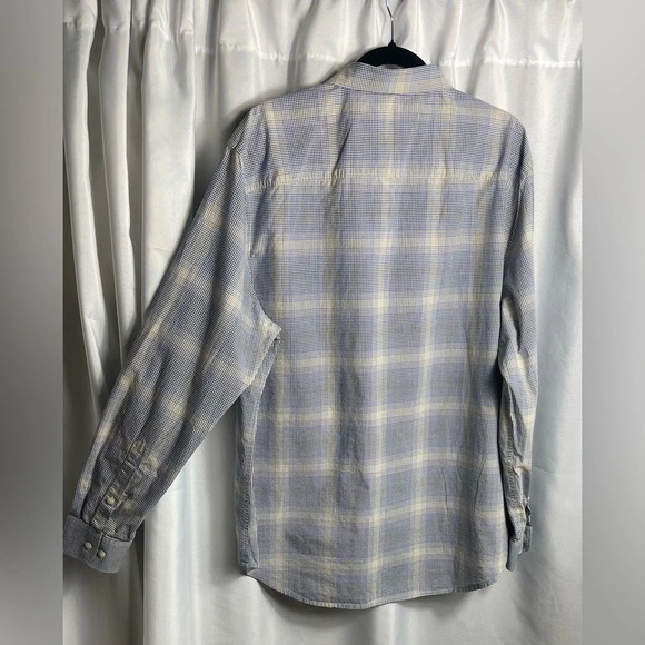 Perry Ellis Button Down Men’s Big and Tall Size XXL 100% Cotton Plaid - Picture 3 of 5